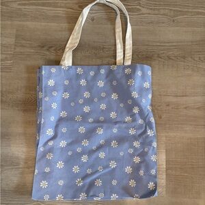 NWOT Floral Tote Bag Daisies